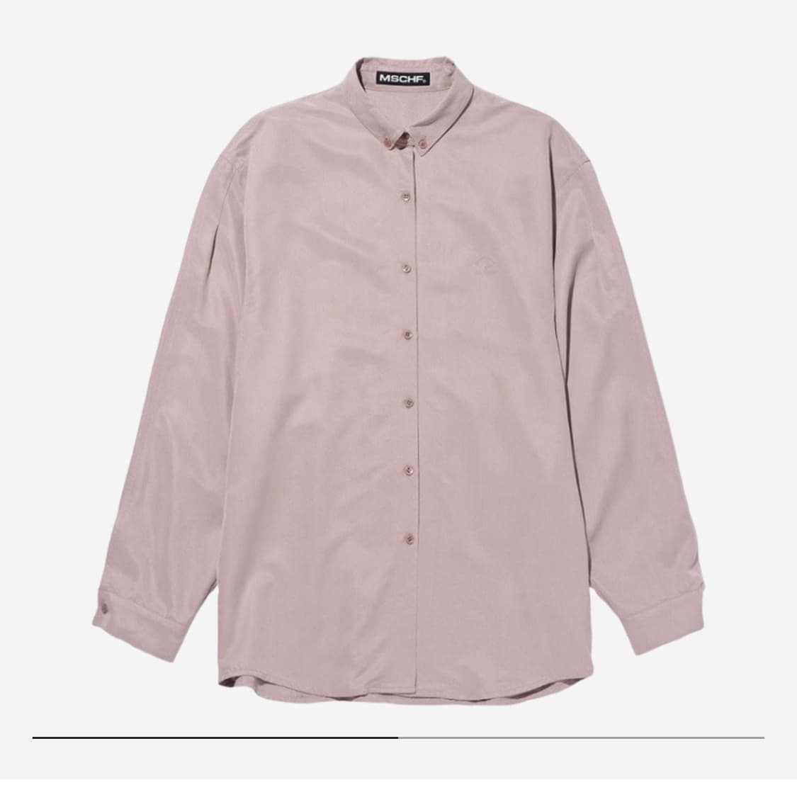 미스치프 텐셀 돌먼 셔츠 핑크 베이지 상품이미지1