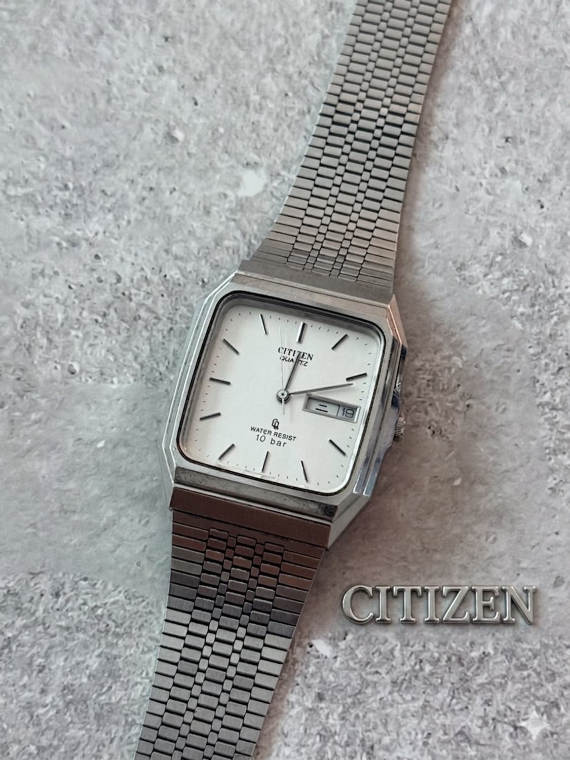 Citizen 시티즌 Square Day-Date 10bar 상품이미지1
