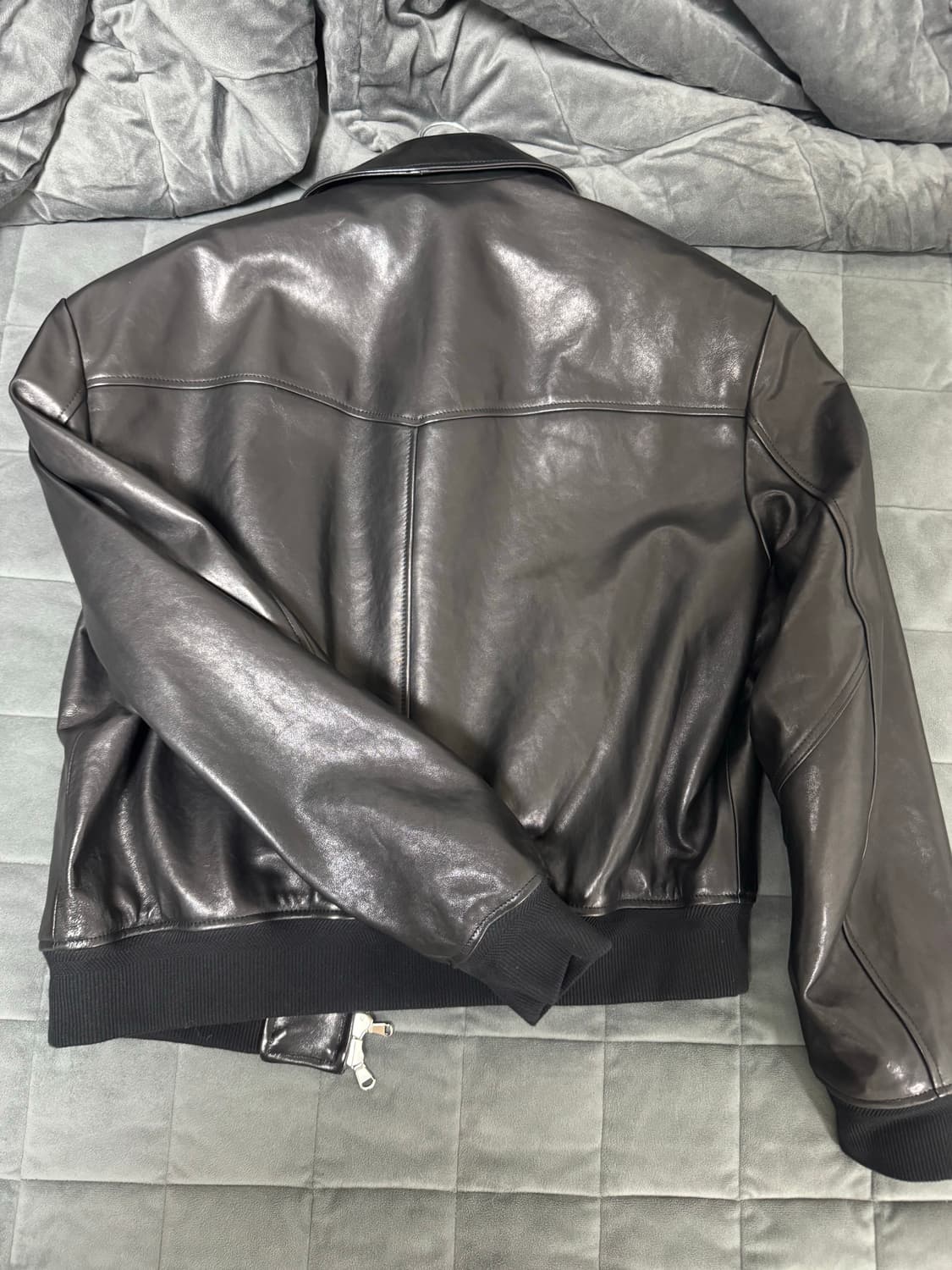 세비지 / 싱글레더 봄버 / xl 상품이미지4