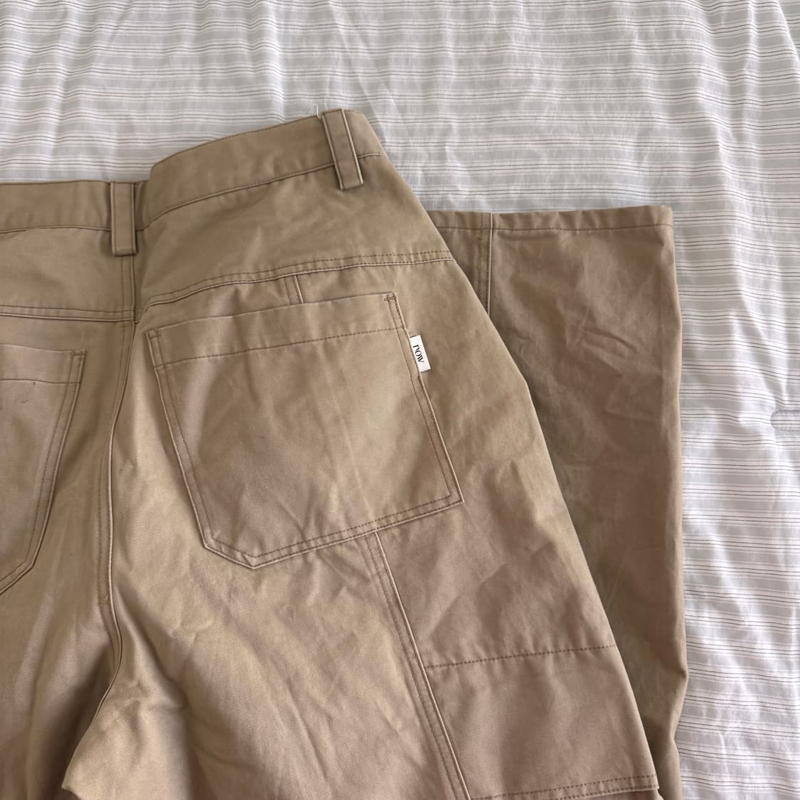 NOWANDTOMORROW 치노 팬츠(베이지) 상품이미지5