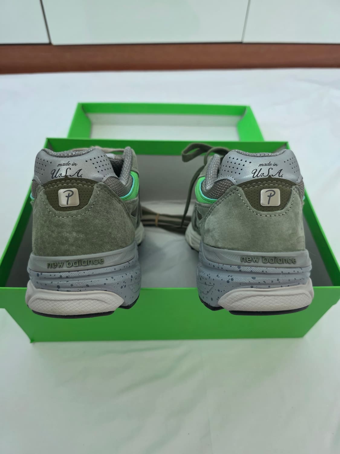 뉴발란스 x 파타 990v3 메이드 인 USA 올리브(290) 상품이미지5