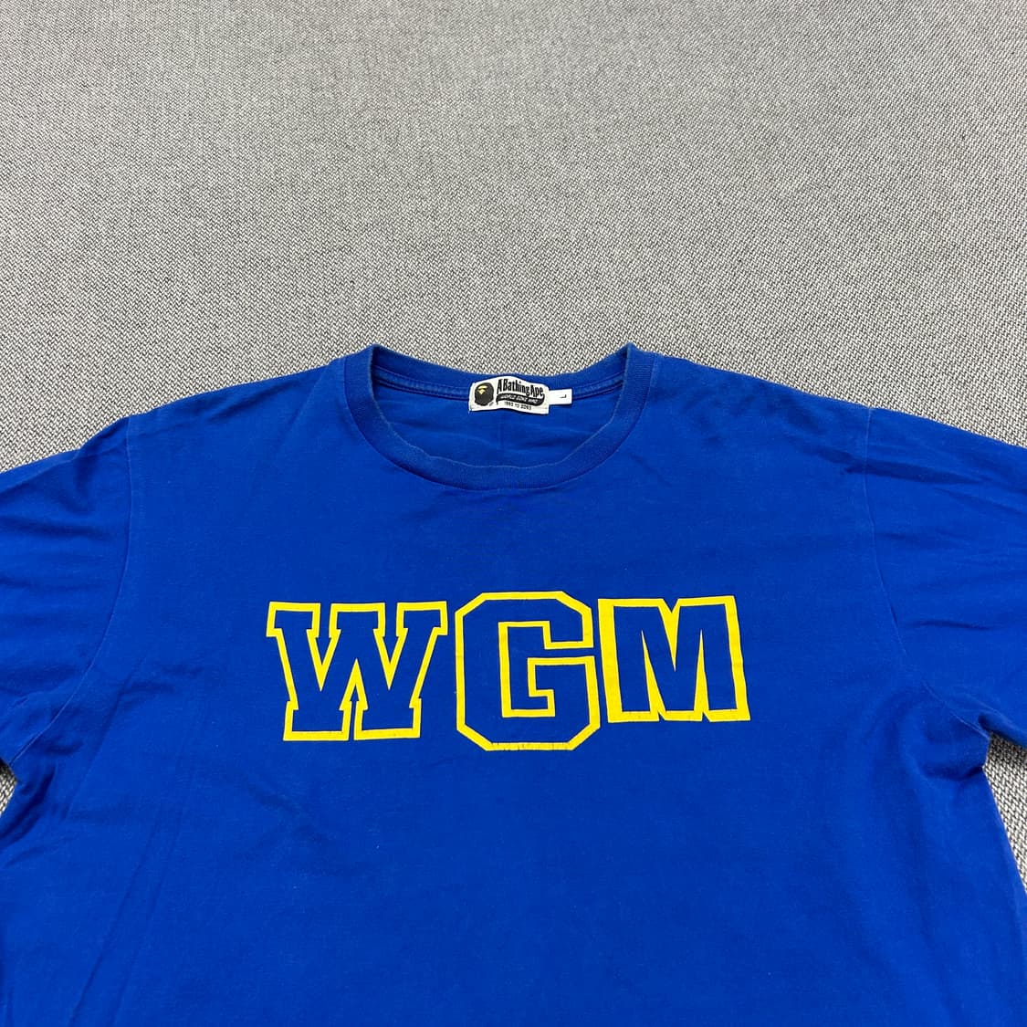 베이프 블루 빅샤크 반팔(L) 상품이미지5