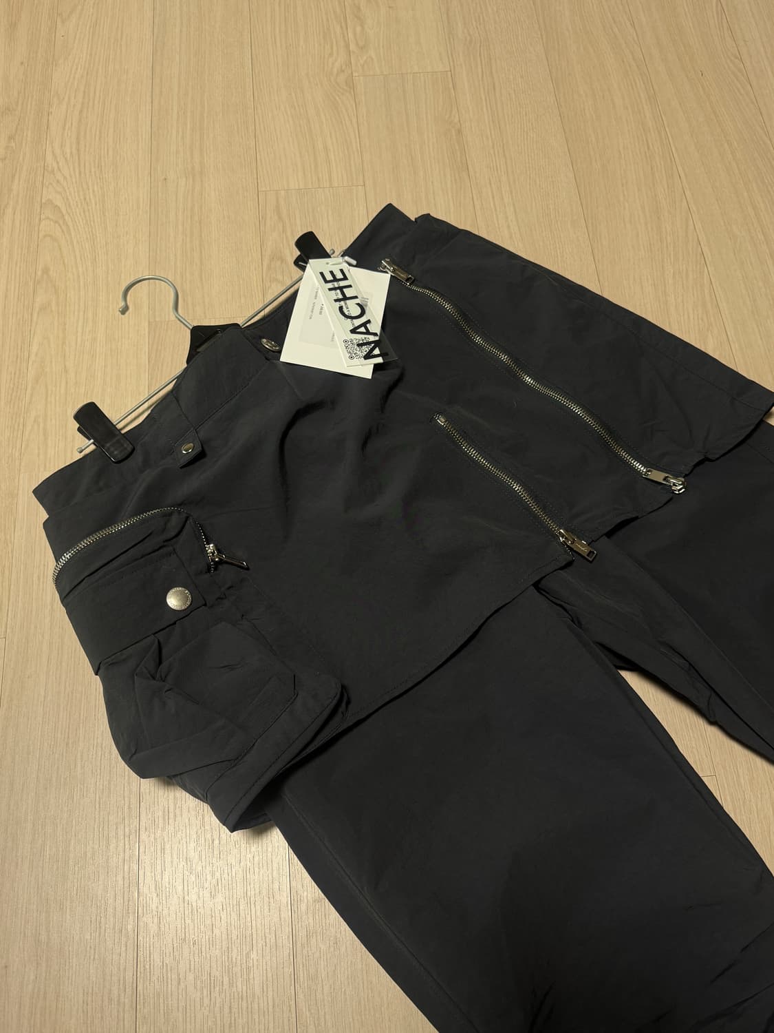 [새상품]나체 BOOTS CUT SKIRT PANTS CHARCOAL 상품이미지4