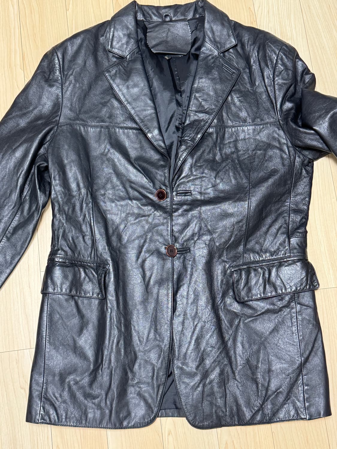 Leather Blazer 상품이미지1