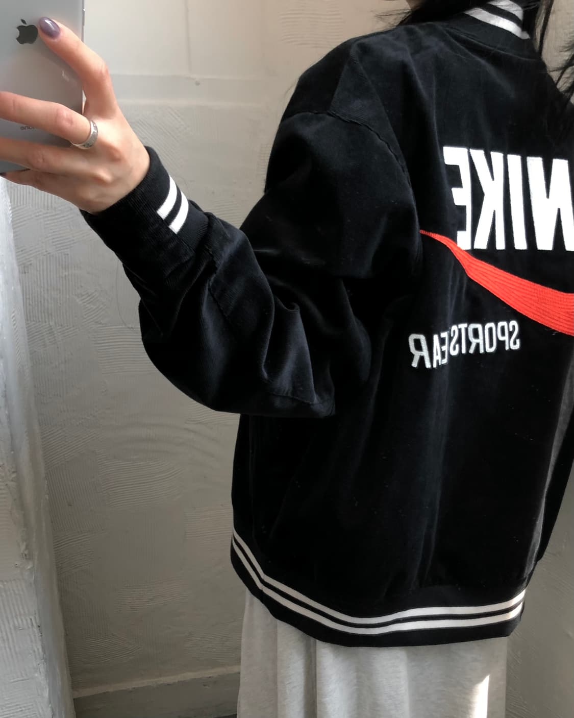 Nike 나이키 NSW 트렌드 봄버자켓 블랙컬러 상품이미지1