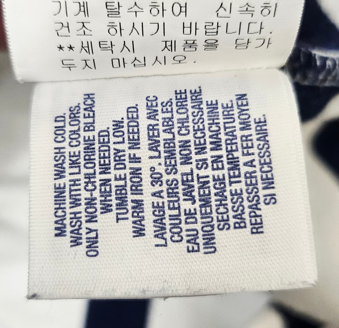 (85~90)랄프로렌폴로 빅포니 스트라이프 [화이트네이비] PK폴로반팔티 상품이미지4