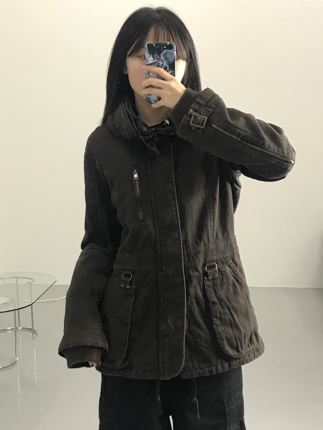 jpn 브라운 야상자켓 상품이미지1