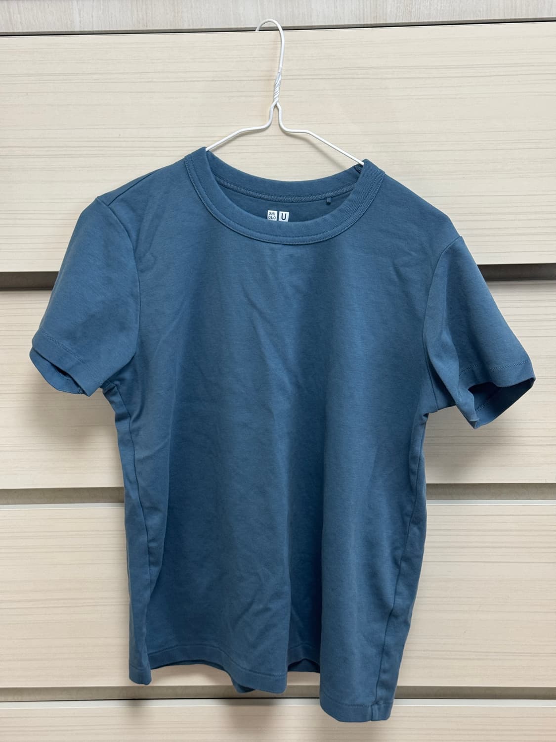 유니클로 여성 크루넥T 블루 XL 상품이미지2