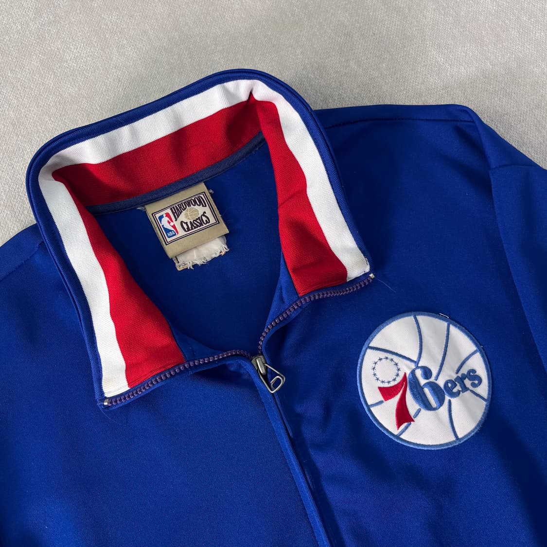 105 마제스틱 NBA 빈티지 필라델피아 트랙탑 져지 상품이미지2