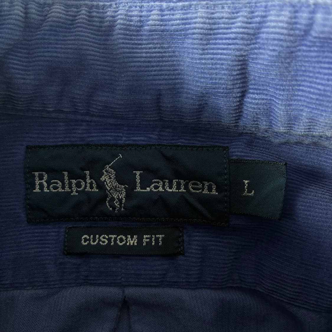 Polo  폴로 랄프로렌 자수 코튼 다크블루 셔츠  상품이미지4