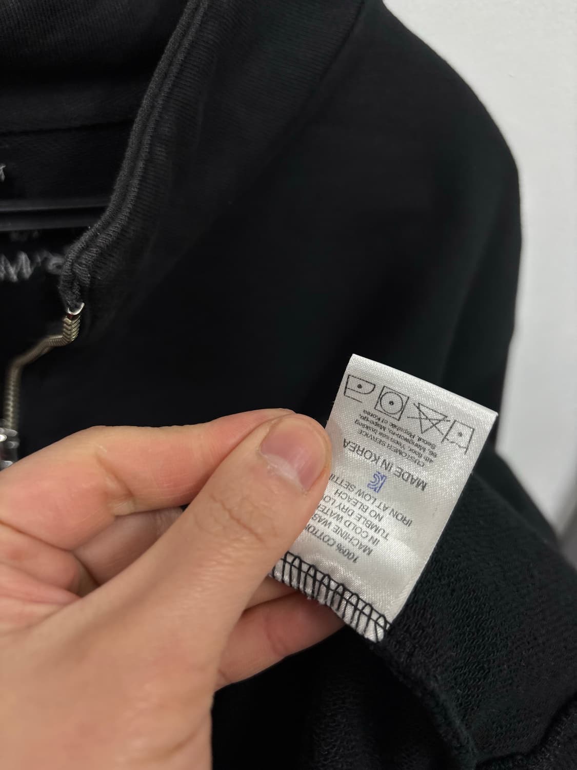 아임낫어휴먼바잉 반집업 맨투맨 상품이미지6