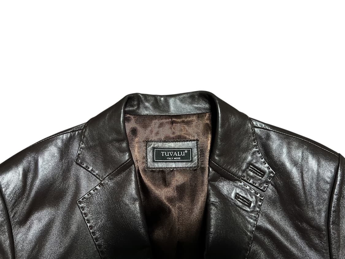TUVALU (FABRIC MADE ITALY) 리얼 사슴가죽쟈켓 상품이미지2
