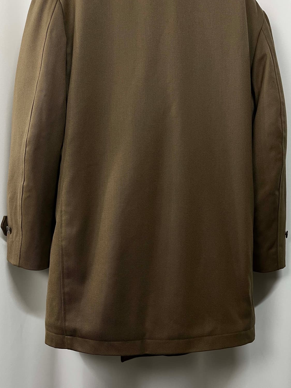 90's 폴로 랄프로렌 시어링 브라운 오피서 더블 브레스티드 코트 자켓 상품이미지9