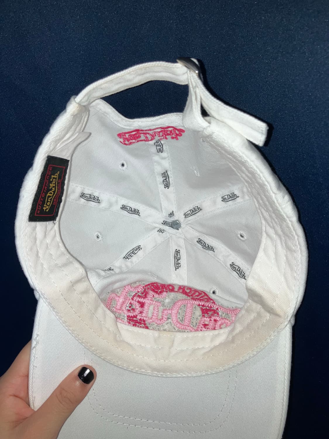본더치 로고캡 Vondutch pink logo cap 상품이미지4