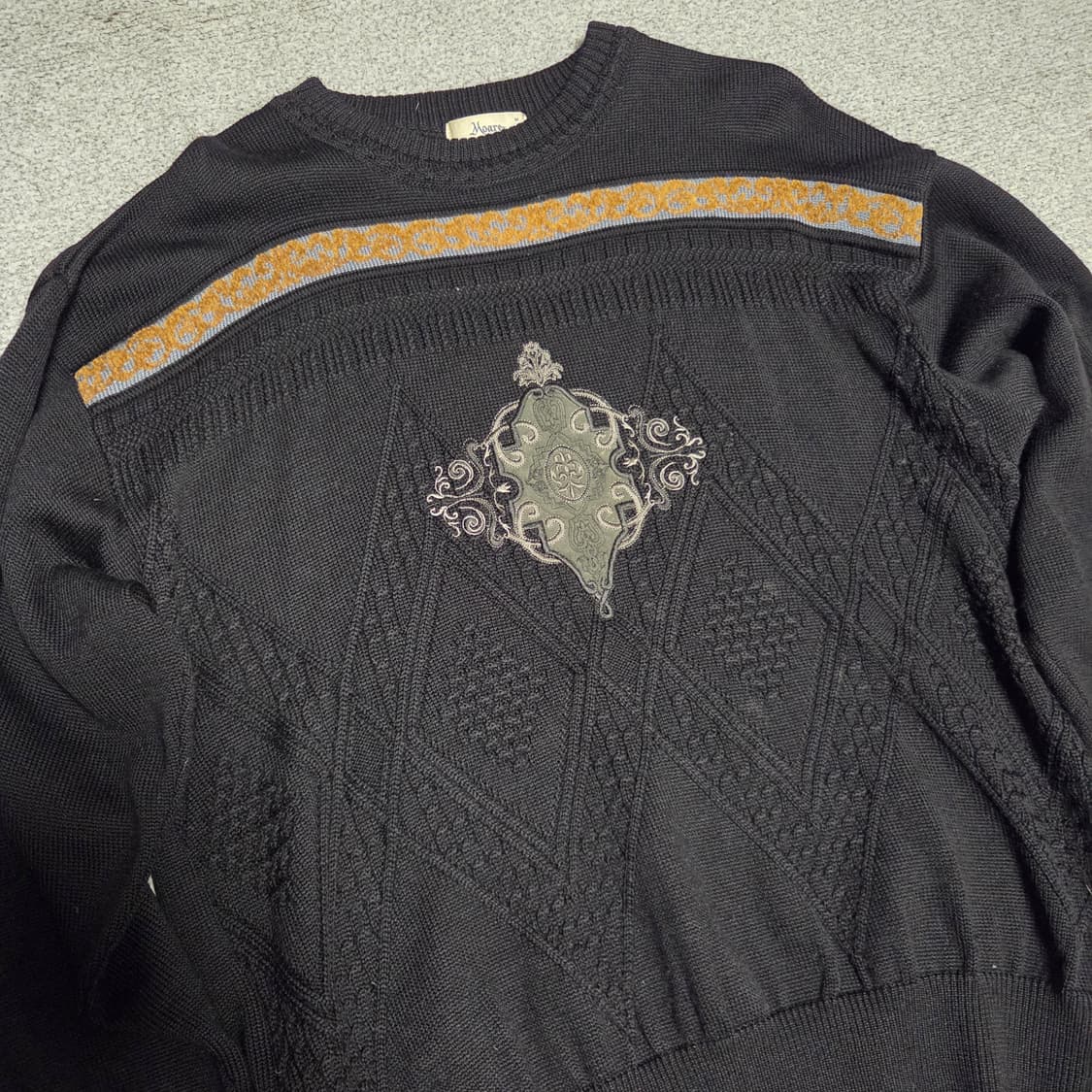 Moare 일본 빈티지 울 니트 L(100) 상품이미지2