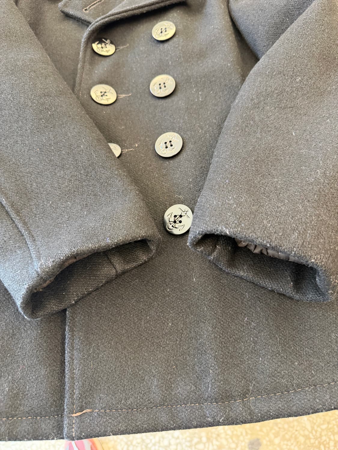 쇼트 740N 피코트 블랙 상품이미지6