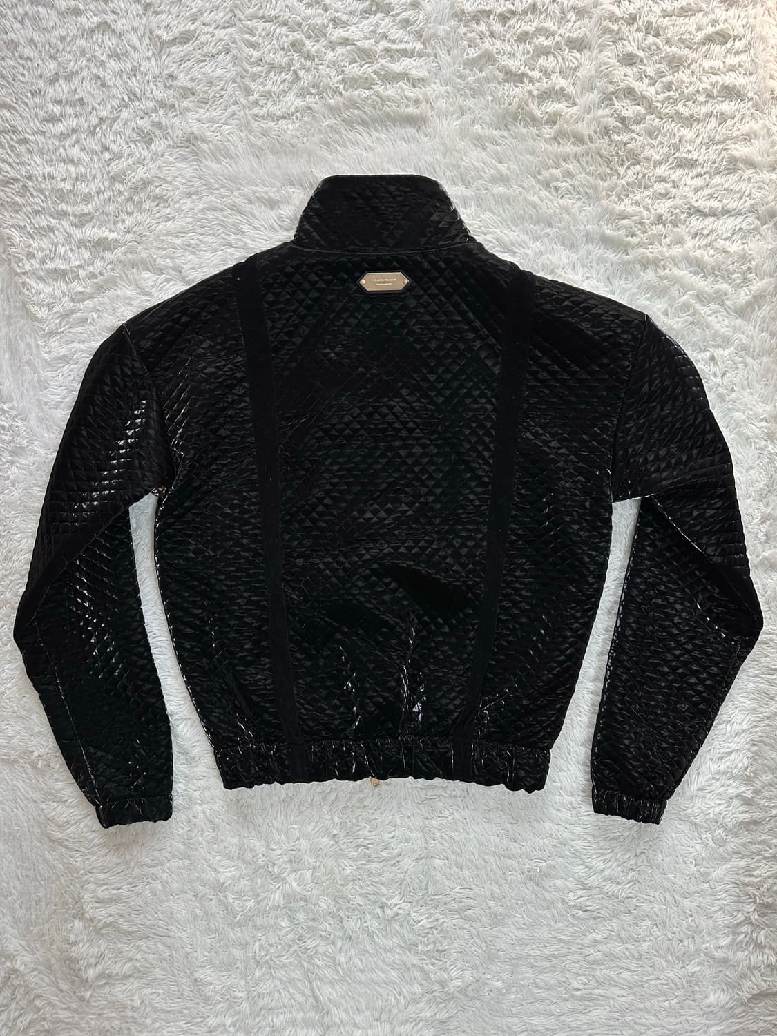 VOLANTE 블랙 퀼팅 여성 점퍼 M 상품이미지3