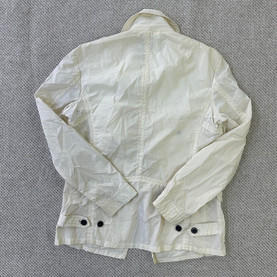 95 써스데이아일랜드 화이트 지퍼 재킷 0421D 상품이미지4