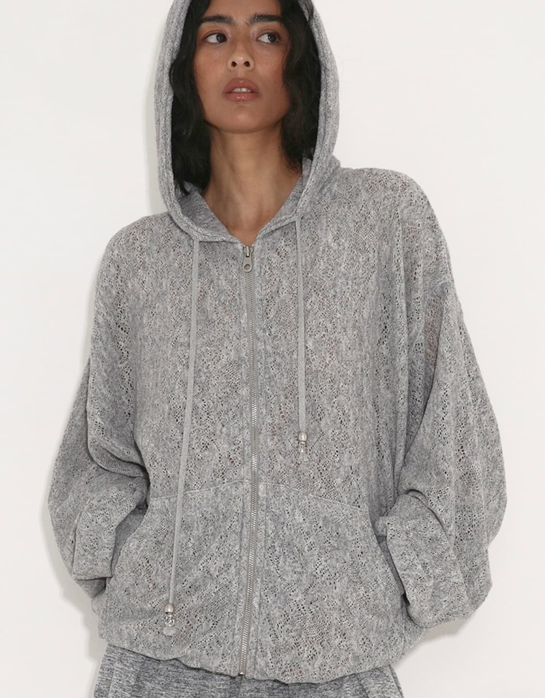폴리수엠 LACE BOHEMIAN HOODIE 상품이미지3