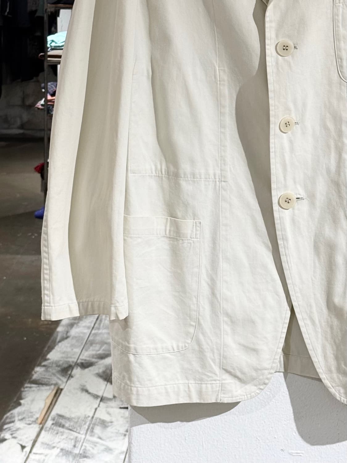 y's 아이보리 코튼 멀티 포켓 3b 블레이저 자켓 상품이미지4