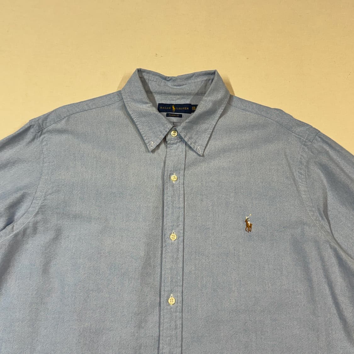 XXL) 폴로 랄프로렌 클래식핏 옥스포드 셔츠 큐알탭 신형 상품이미지3
