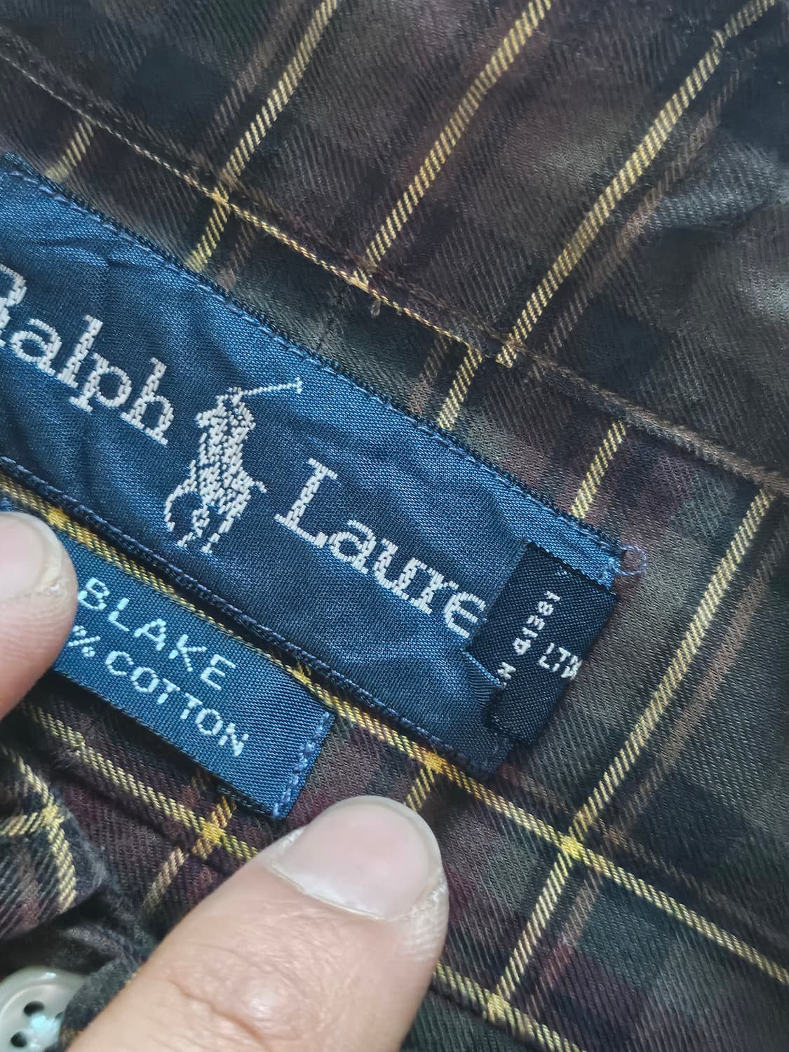 폴로랄프로렌 그래니룩 노바체크 셔츠 L 상품이미지2