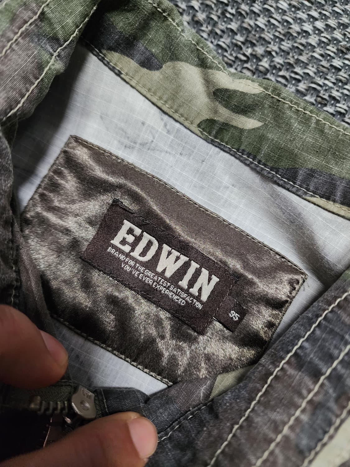 에드윈 카모 밀리터리 자켓 여성 95사이즈 상품이미지3