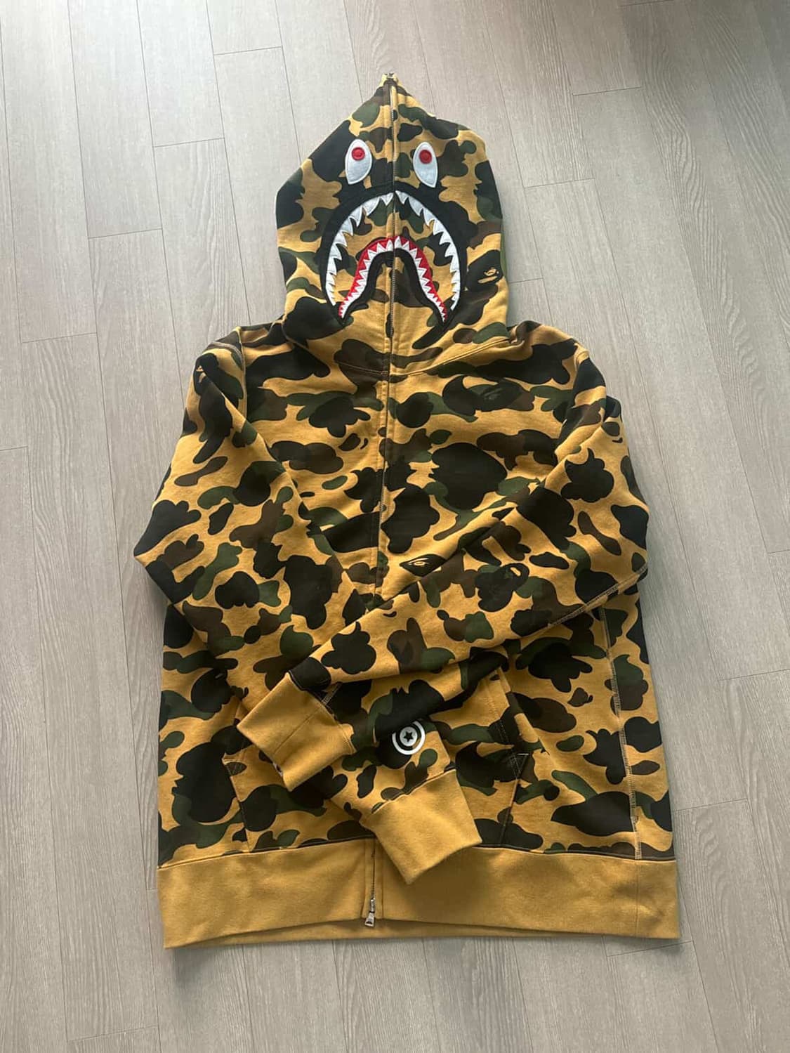 베이프 샤크 후드 퍼스트 카모 xl 상품이미지1