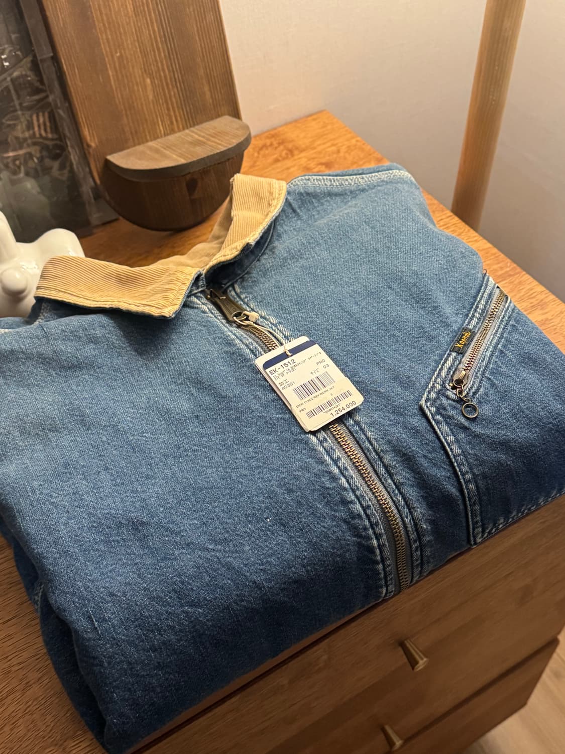 캐피탈 본 데님 리버시블 자켓 인디고 3사이즈 상품이미지1