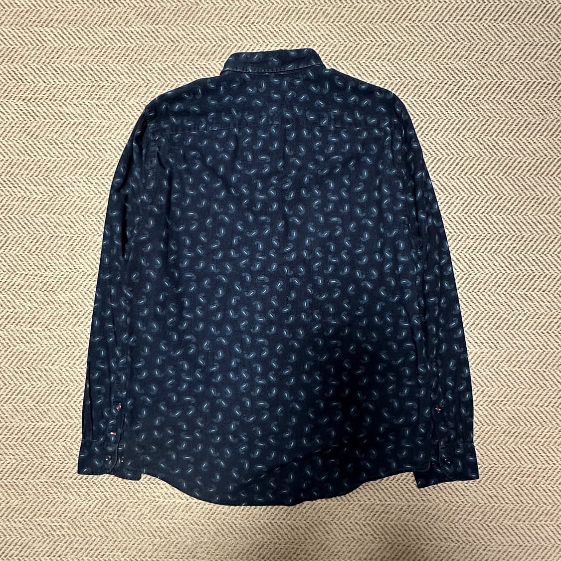 TOMMY HILFIGER paisley indigo shirt 상품이미지2