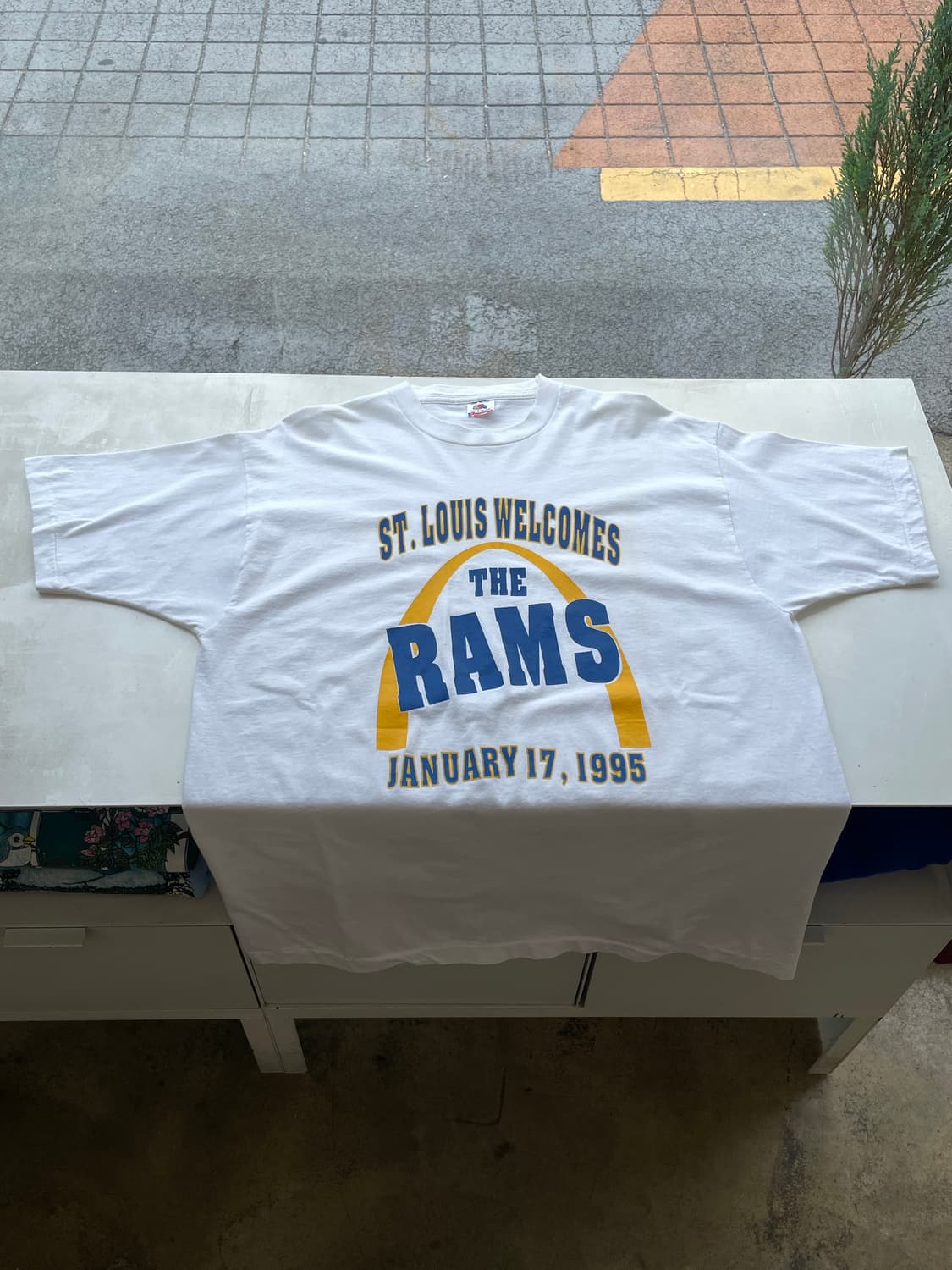 90‘s NFL “St.Louis Rams” T-shirt  상품이미지5