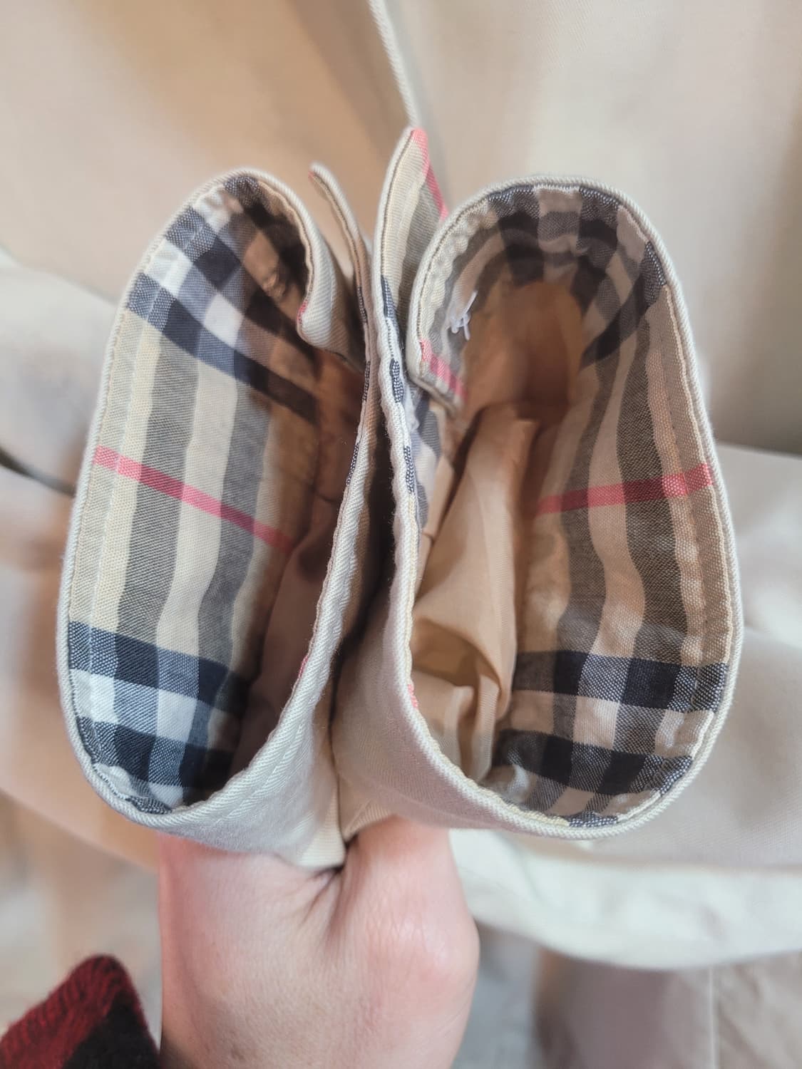 버버리 노바체크 블루종 자켓 105 상품이미지6