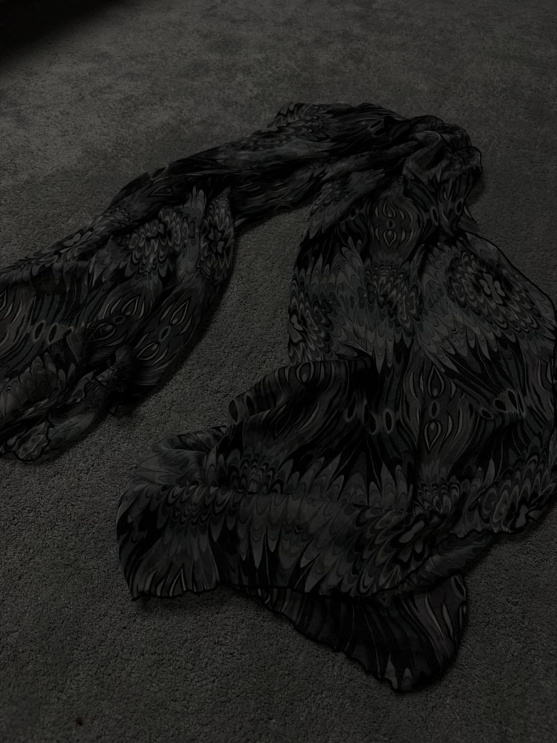 Vintage vkei punk mood paisley scarf 상품이미지2