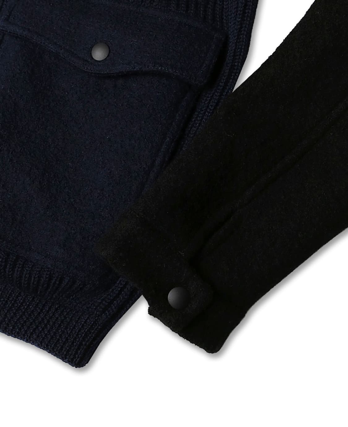 로베르토 콜리나 [Roberto Collina] 니트 칼라 블루종 자켓 상품이미지4