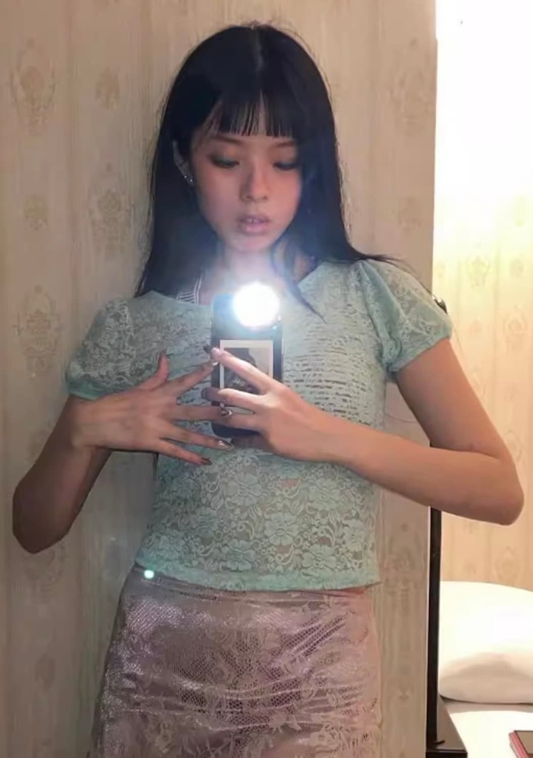 Farie rosie lace half top HALFTOP 상품이미지1