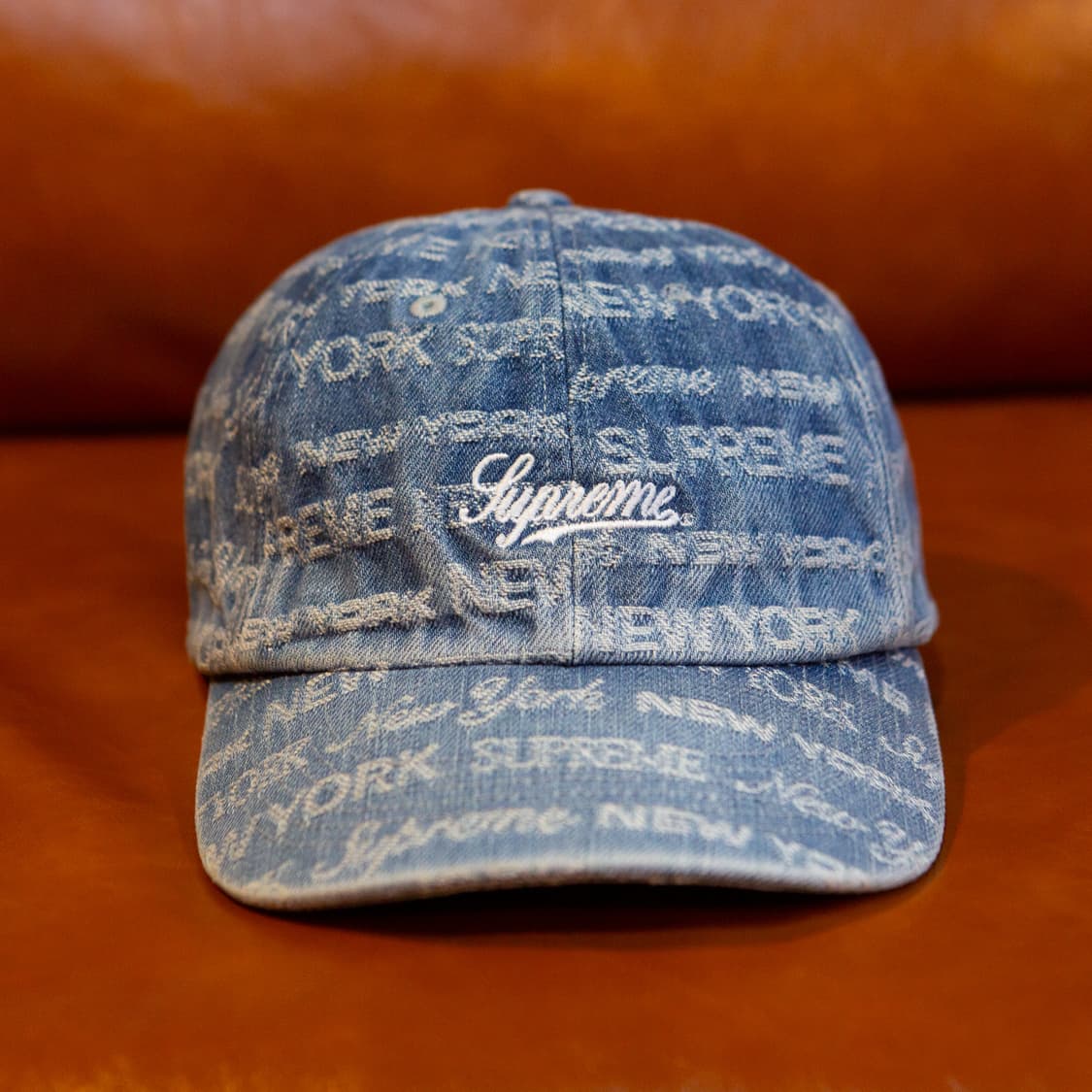 슈프림 왈프 자카드 데님캡 상품이미지1
