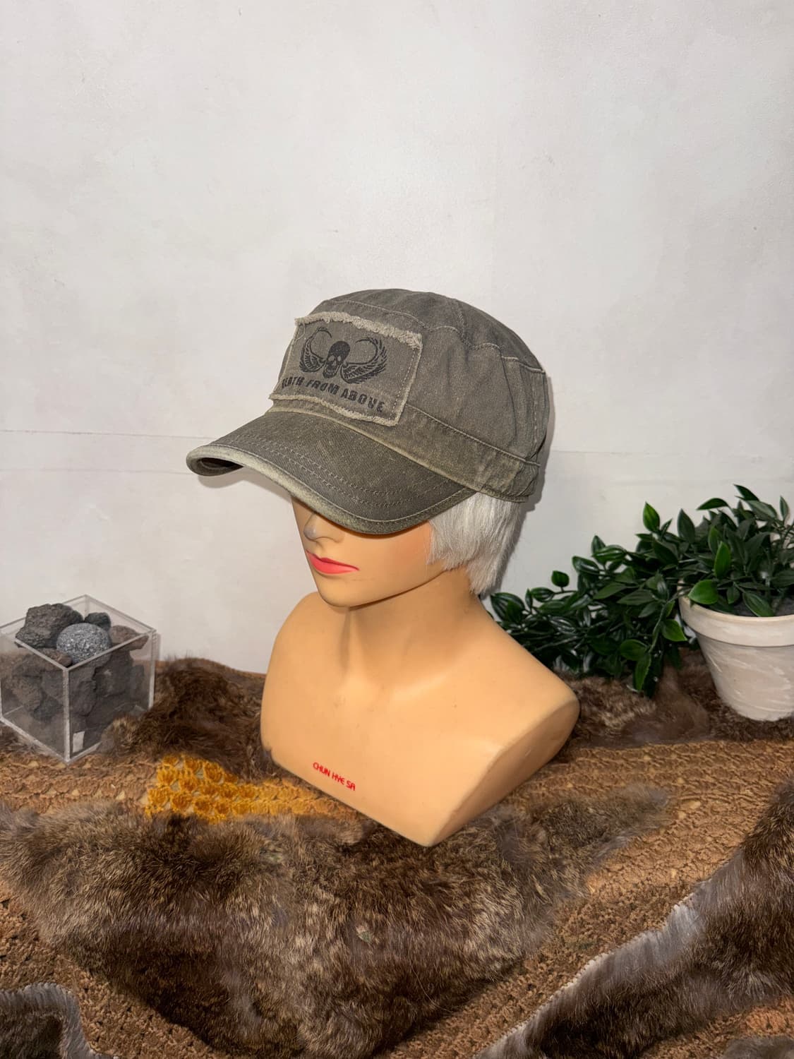 Codes Combine gray skull military cap 상품이미지1