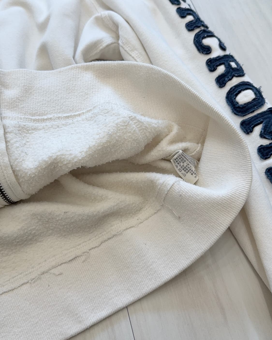 Y2k Abercrombie white hooddie 상품이미지10