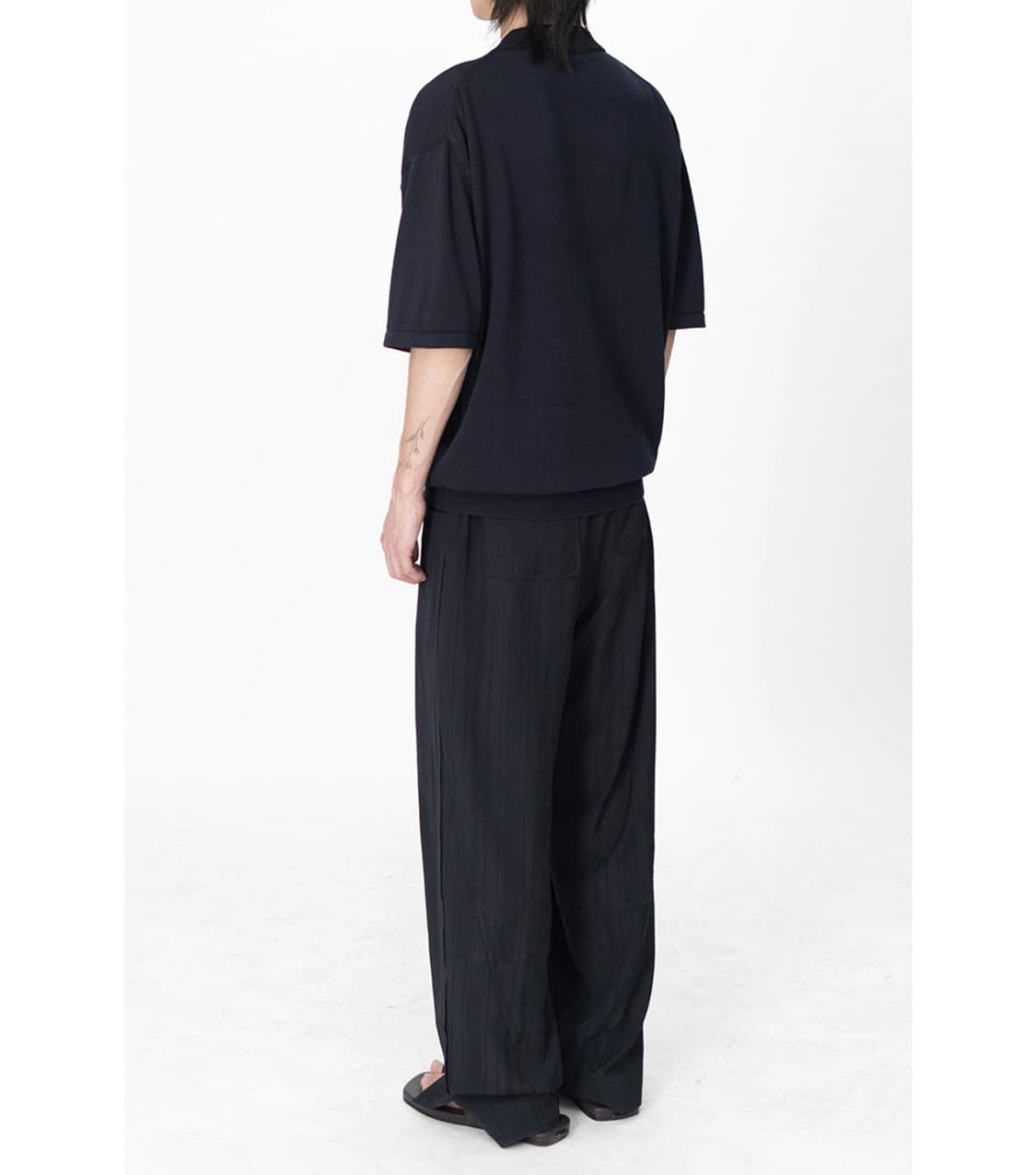 폴리테루 반팔 니트 럭비티 [Rugby 1/2 Knit Dark Navy 상품이미지3