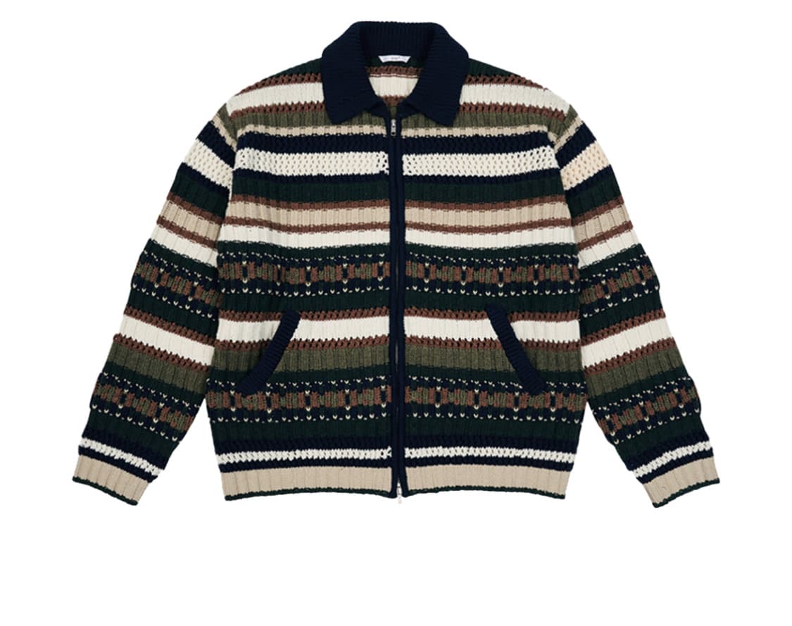 Stu 멀티 카라 집업 L사이즈 판매합니다. 상품이미지1