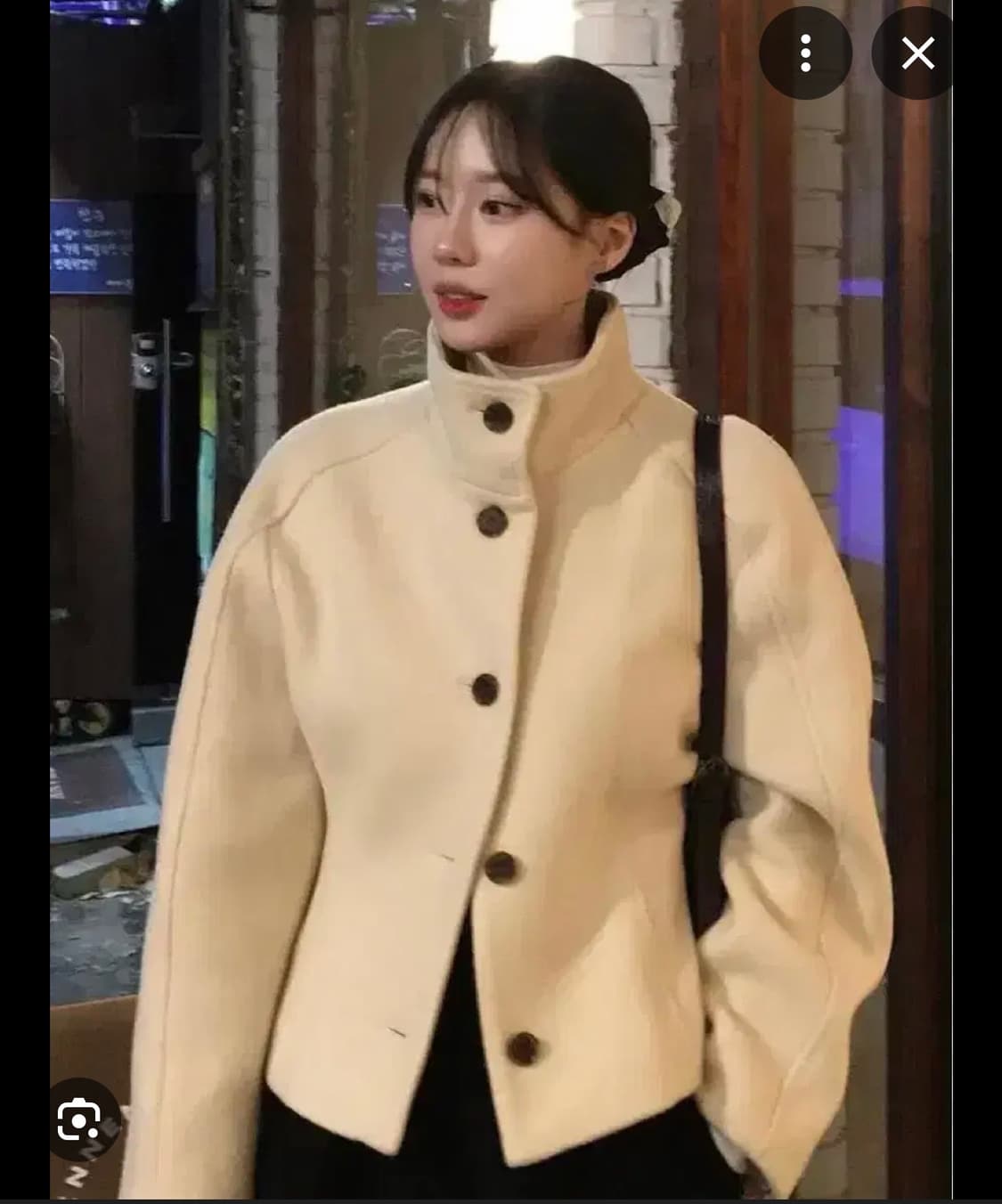 레이브 하이넥 숏코트 새상품 급처 상품이미지1