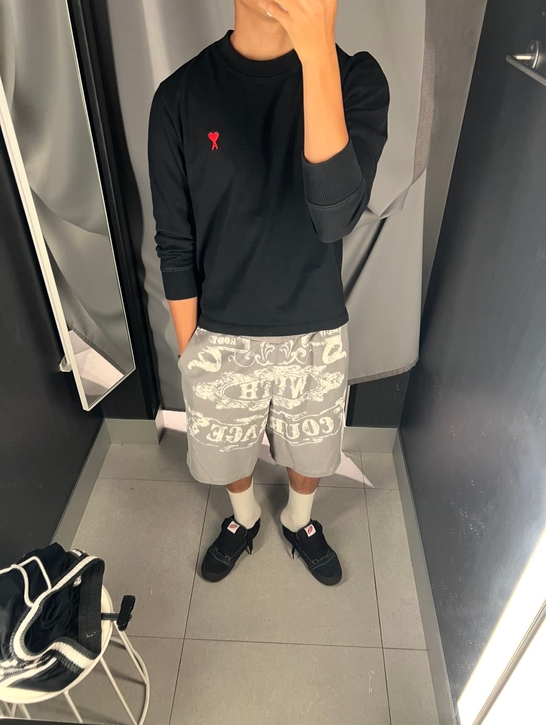 H&M 루즈 핏 스웻 팬츠 상품이미지5