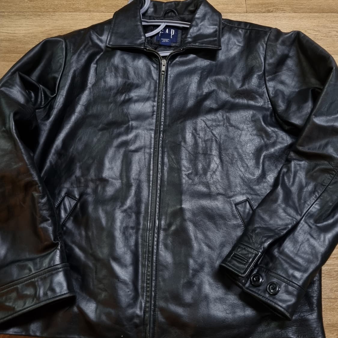 올드갭레더 자켓m 사이즈 블랙 상품이미지1