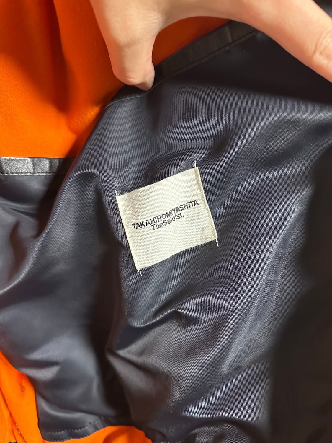 [46] 솔로이스트 이중봄버 네이비 상품이미지4