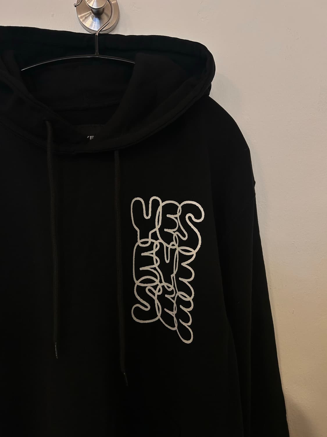 예스아이씨 YESEYESEE 후드티 블랙 XL 상품이미지3