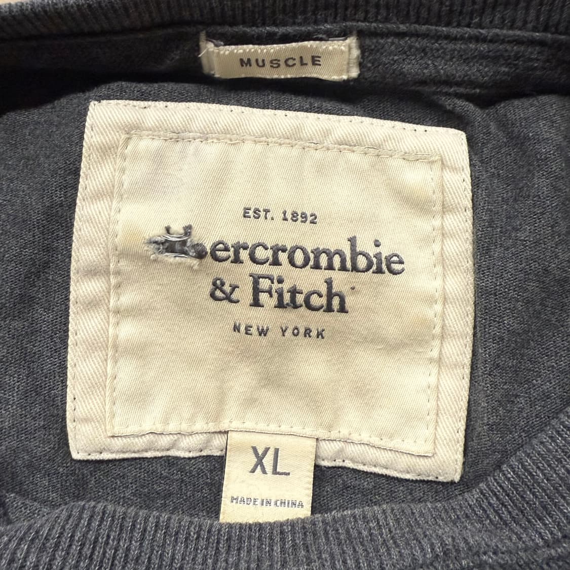 아베크롬비 그레이 긴팔 티 롱슬리브  상품이미지5