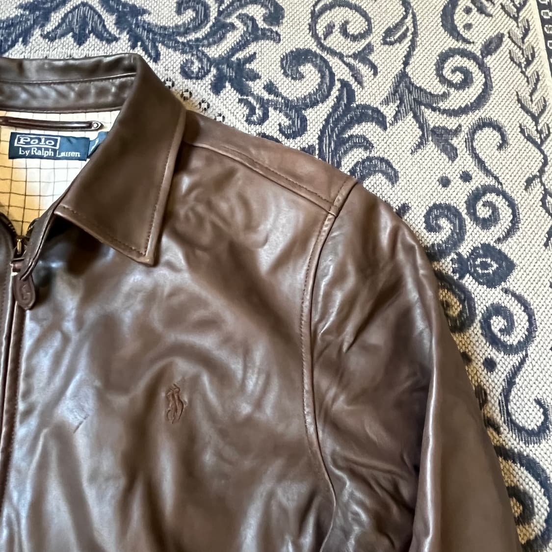 XL 폴로 램스킨 레더 자켓/W2192 상품이미지2