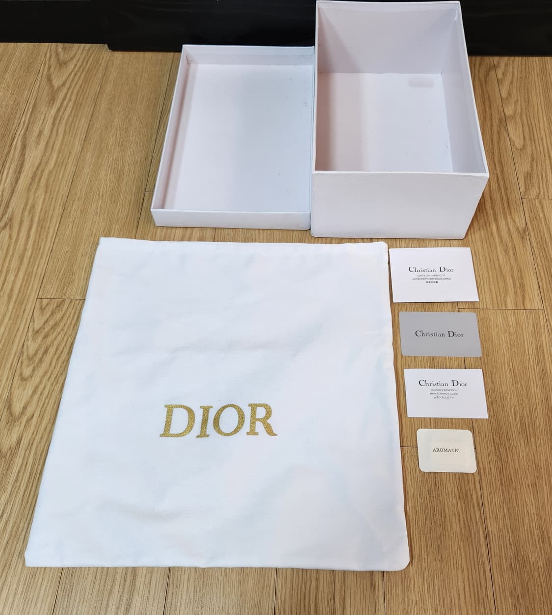 Dior 디올 포장 박스 상자, 케이스 (더스트백, 개런티 카드 포함) 상품이미지3
