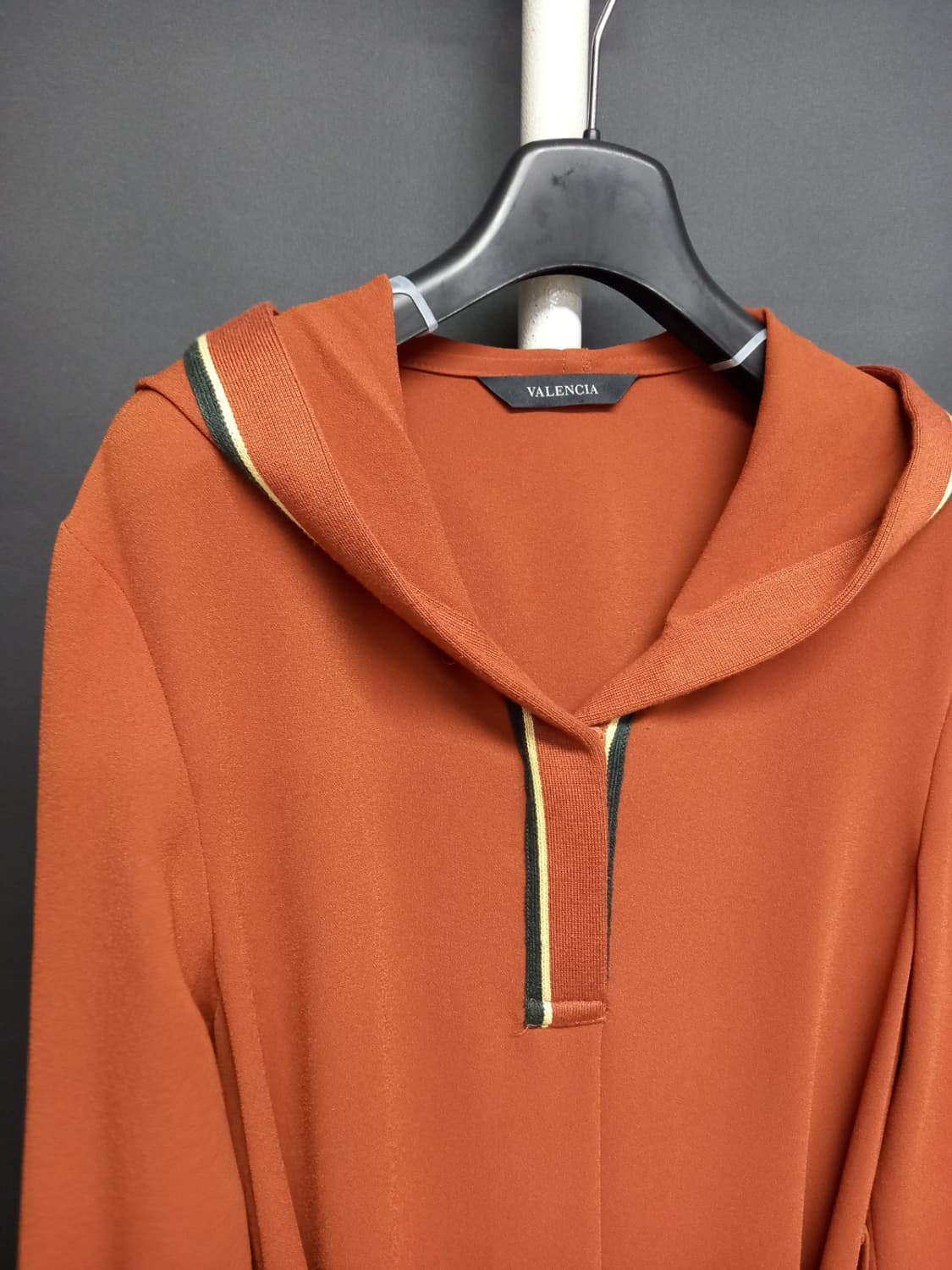 발렌시아 춘하추 쉬폰 후드 맥시 롱 원피스 F 44-66 상품이미지4