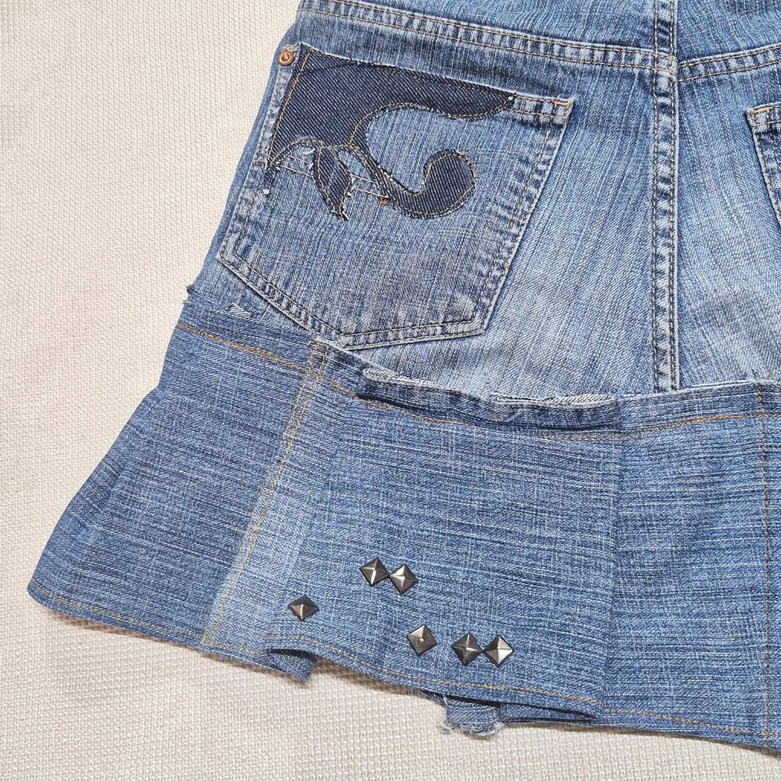 Oriental Stud Pleats Skirt (remake) 상품이미지7